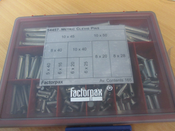 Clevis Pin Assorted Metric Kit 54457